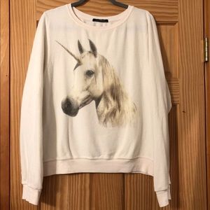 Wildfox Unicorn Sweatshirt Sz L